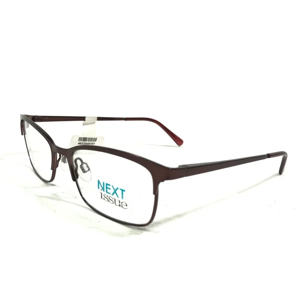 Next Issue AN 175 COL 80 Eyeglasses Frames Brown Square Cat Eye 51-16-135